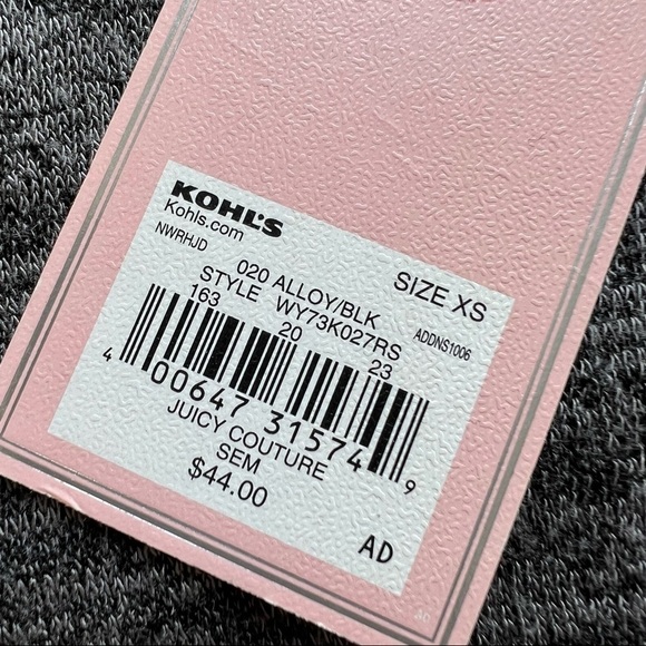 NWT. Juicy Couture Gray top - Picture 11 of 11